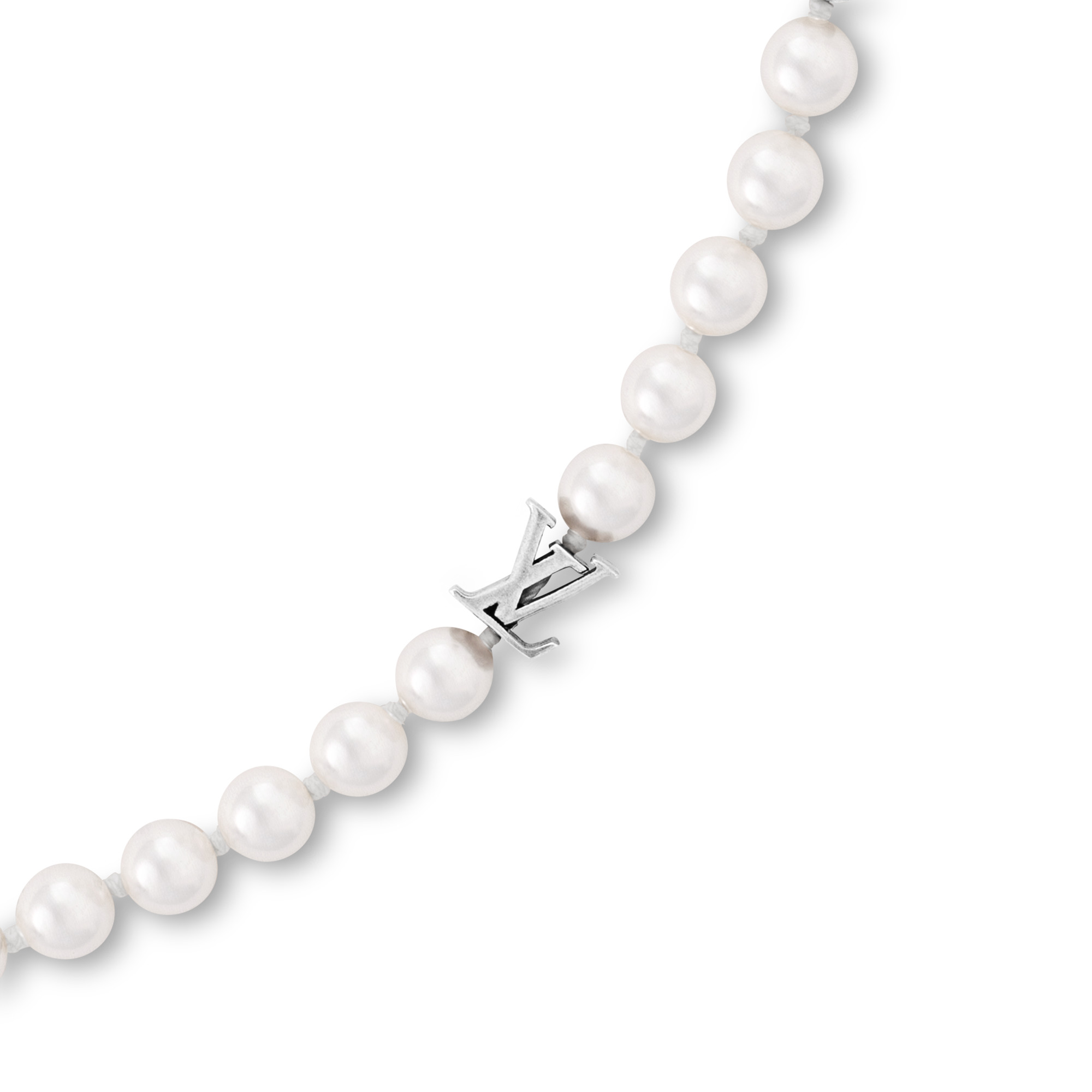Monogram Slim Pearls Necklace - 2