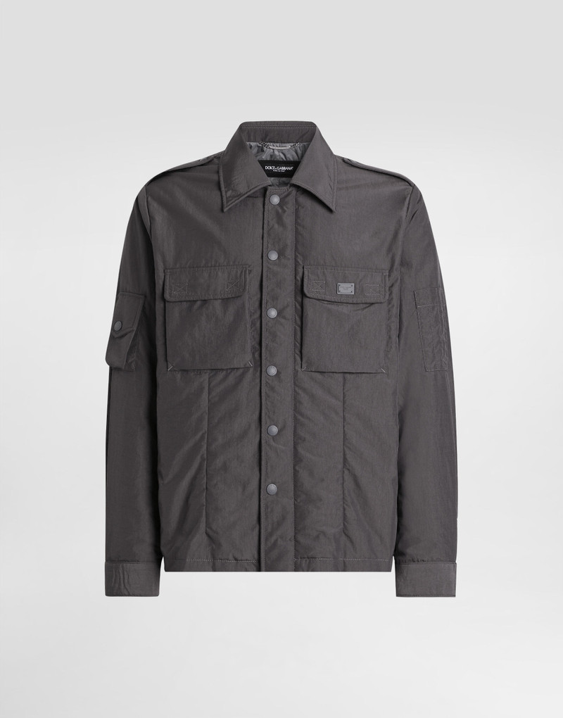 Technical fabric jacket with tag 1