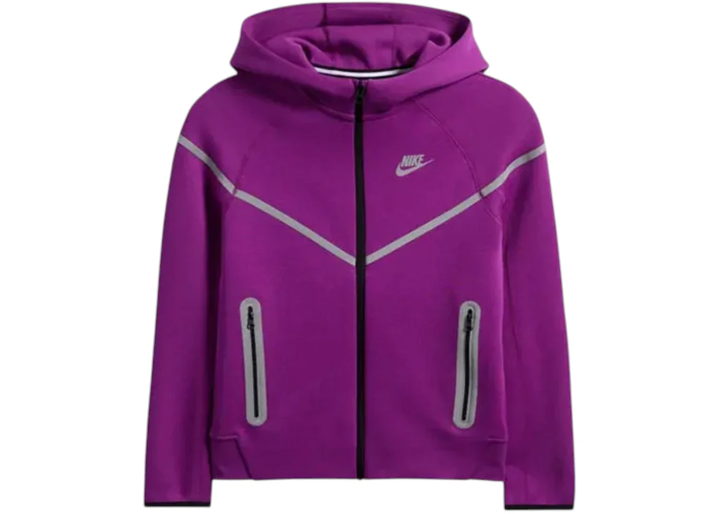 Nike Sportswear Tech Fleece Full Zip Windrunner Reflective Details Hoodie Bold Berry - 1