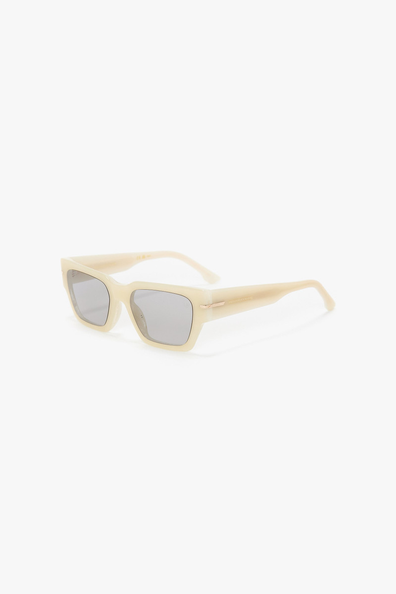 Acetate Sunglasses In Ivory Marble 3