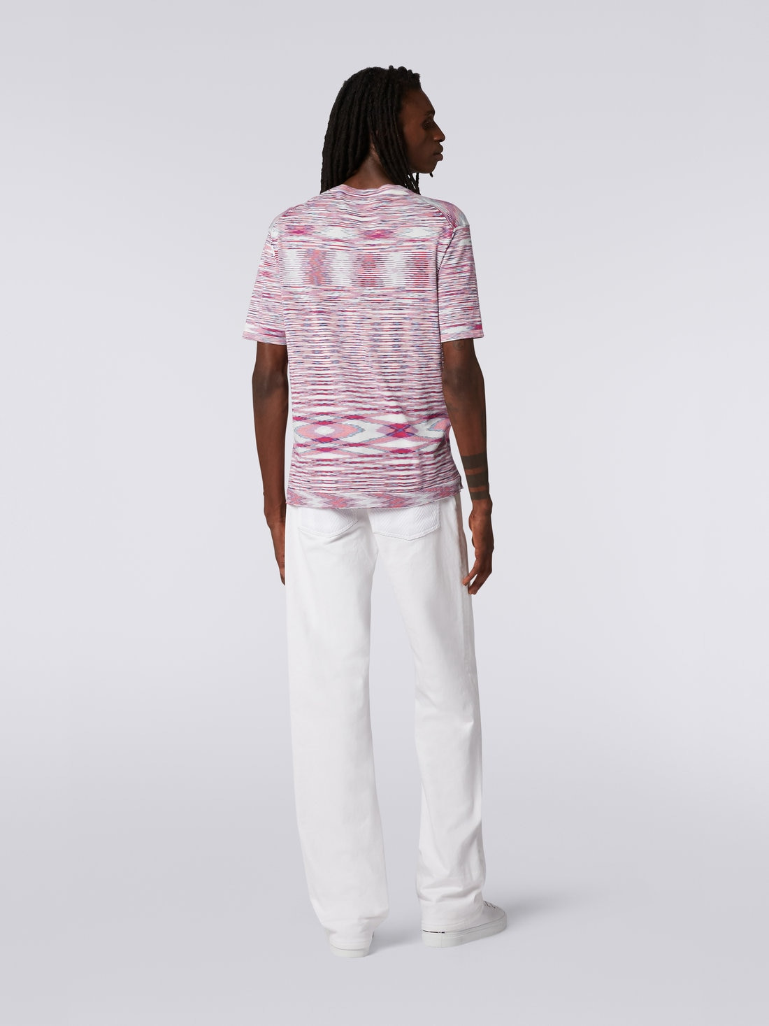 Slub cotton crew-neck T-shirt - 4