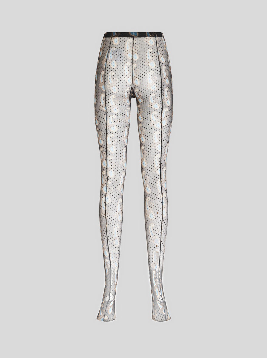 PAISLEY TULLE LEGGINGS - 2