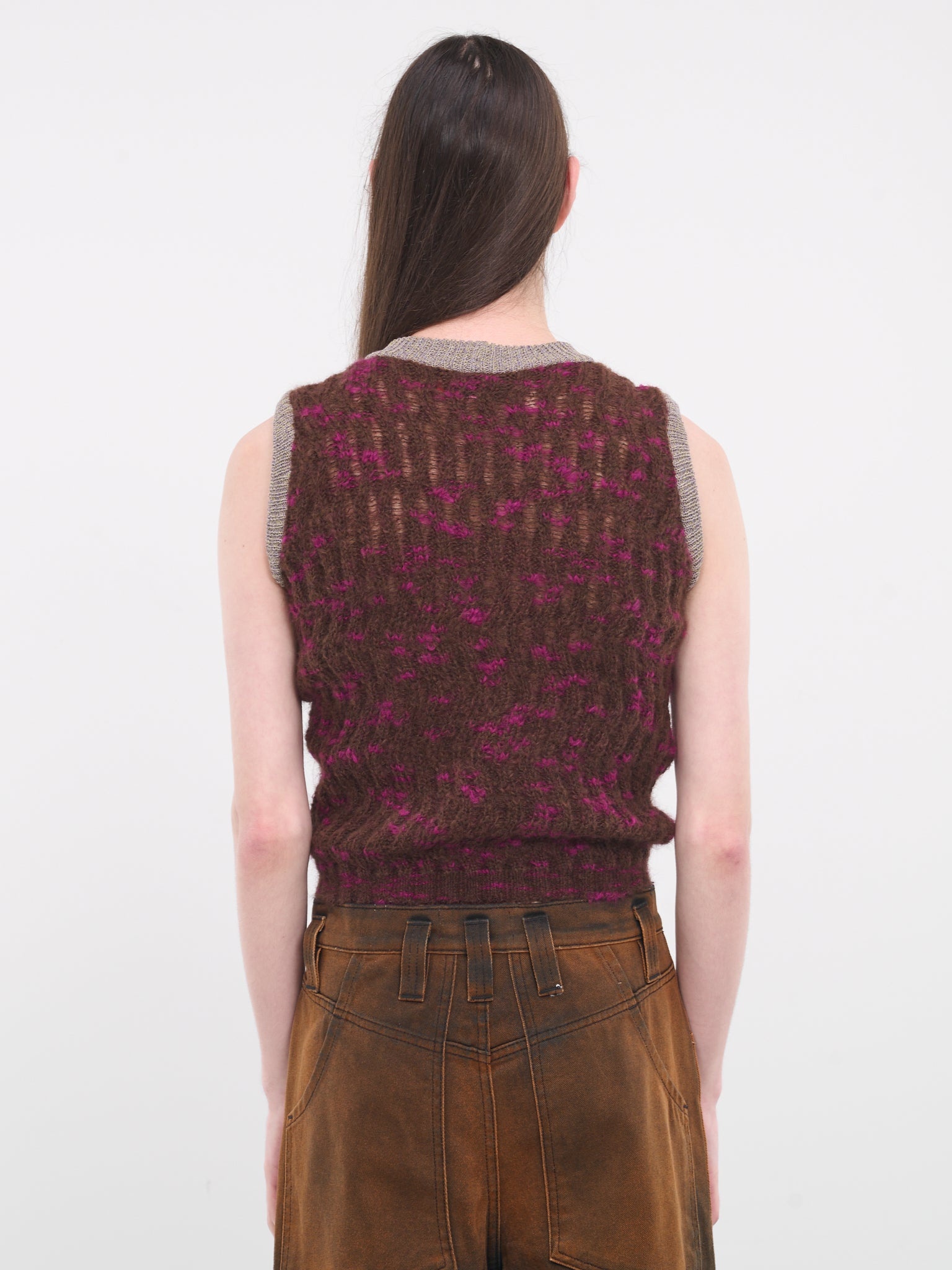Mohair Knit Vest - 3