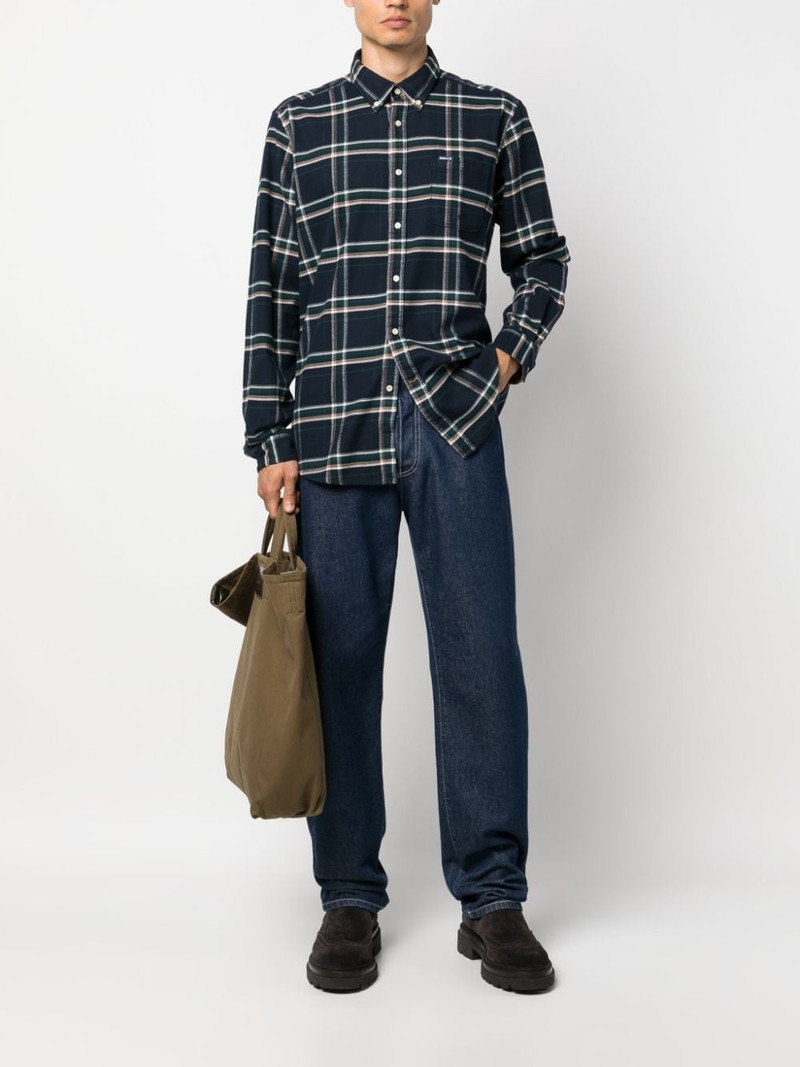 Barbour check-print cotton shirt outlook