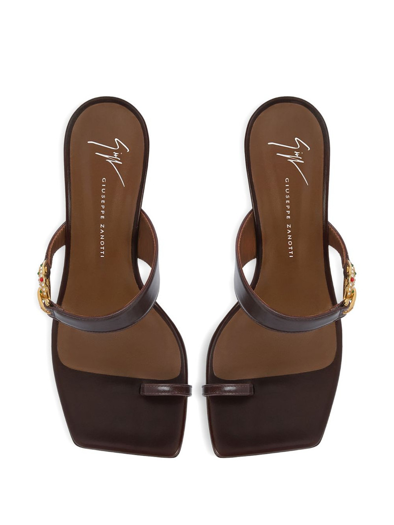 Jaylen leather thong sandals 4