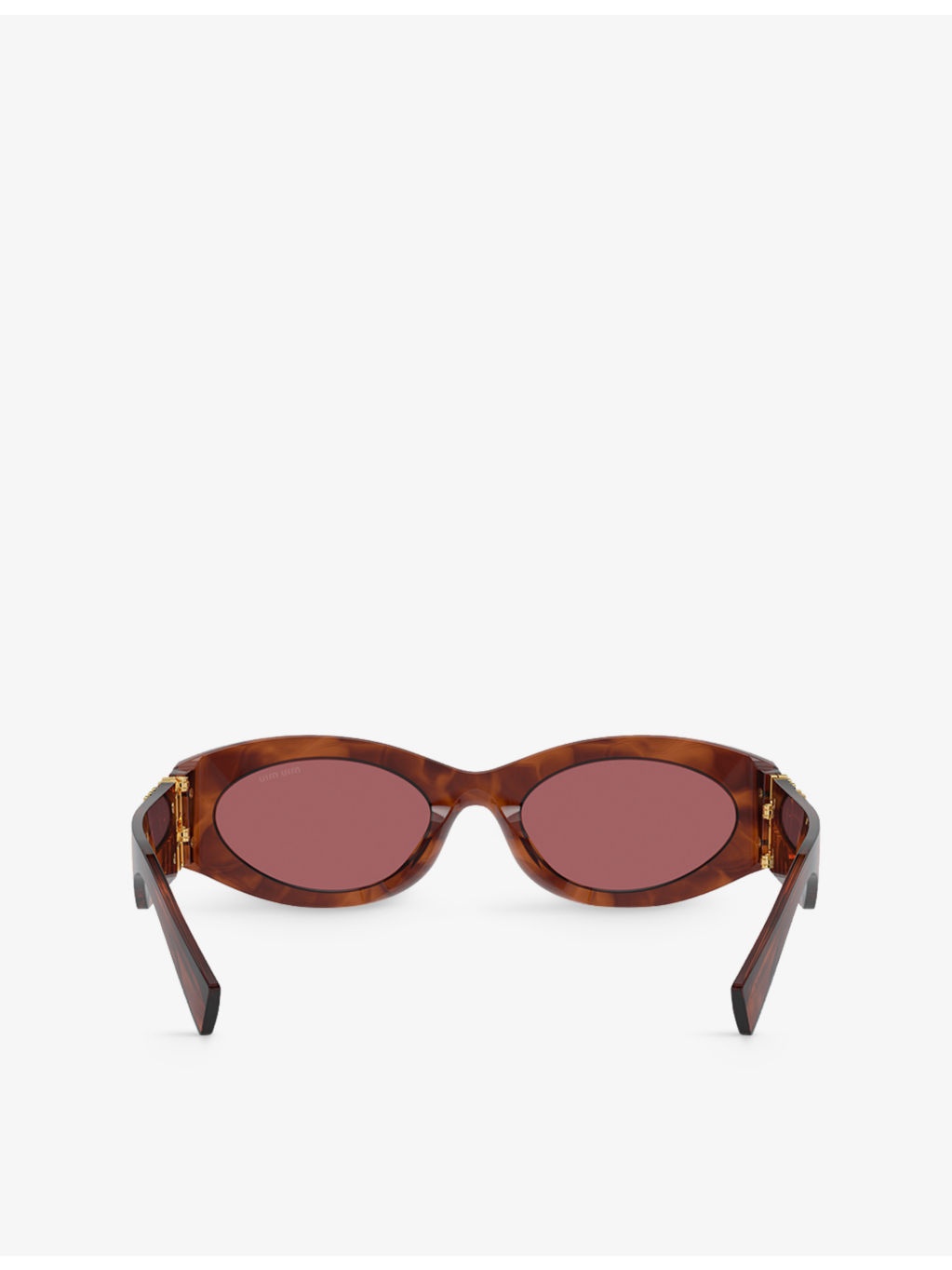 MU 11WS oval-shape acetate sunglasses - 4