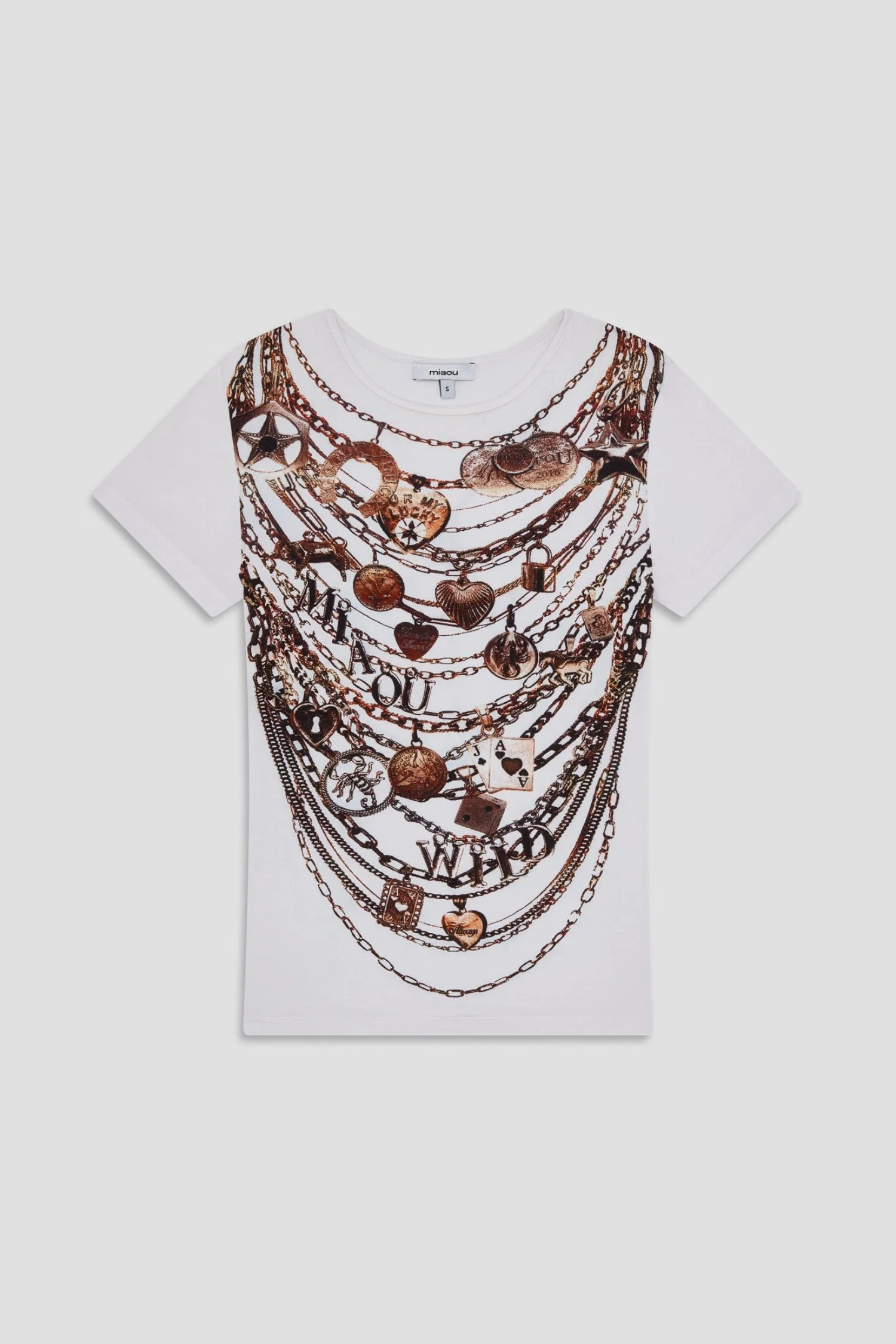 MINI TEE - CHAIN PRINT - 1