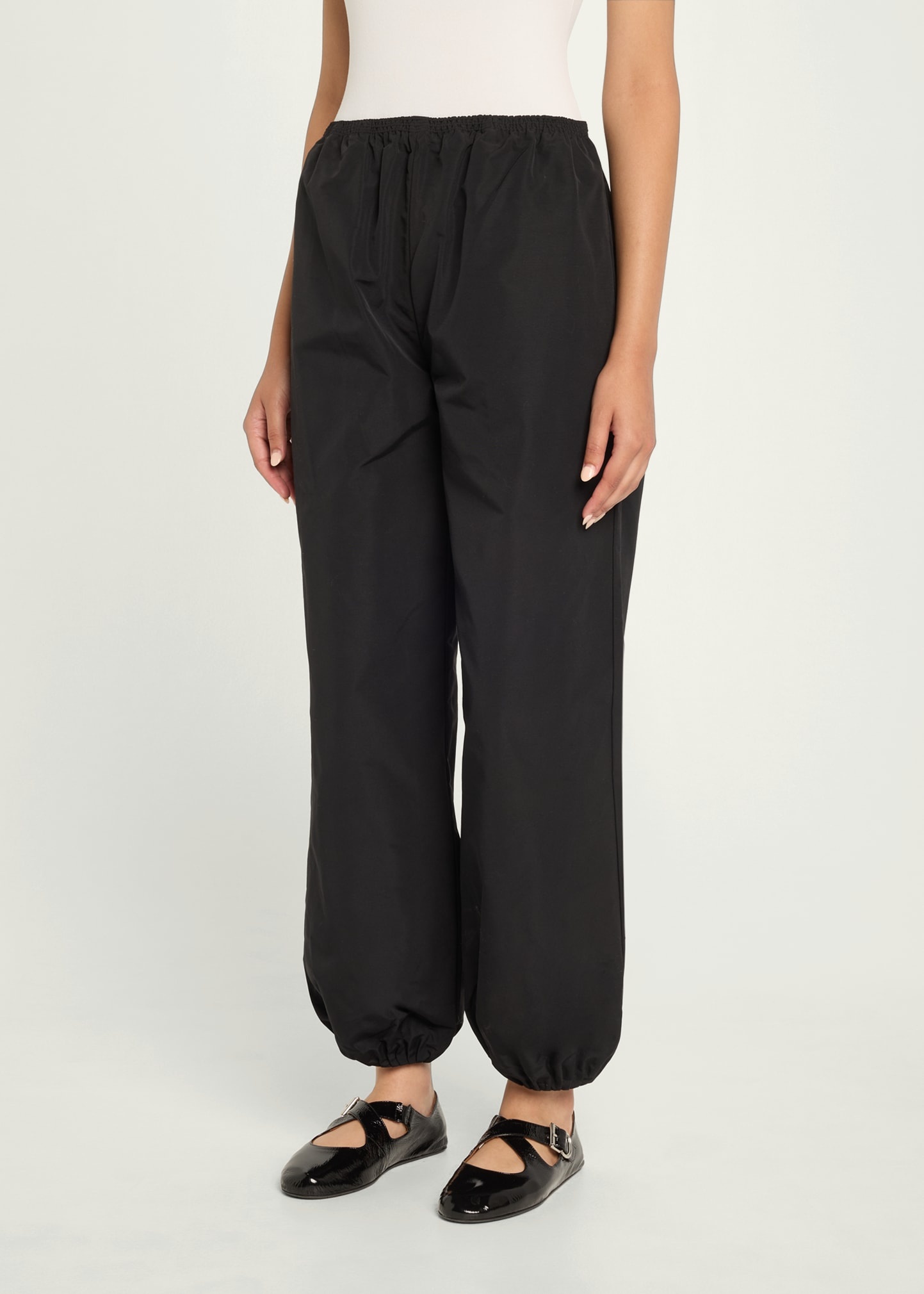 Balloon Silk Taffeta Pants - 4