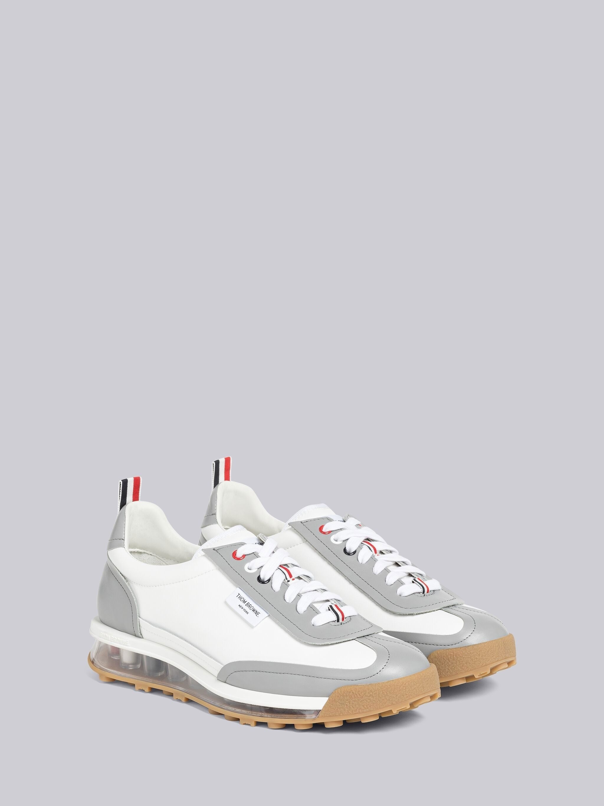 Raw Edge Vitello Calf Clear Sole Tech Runner - 3