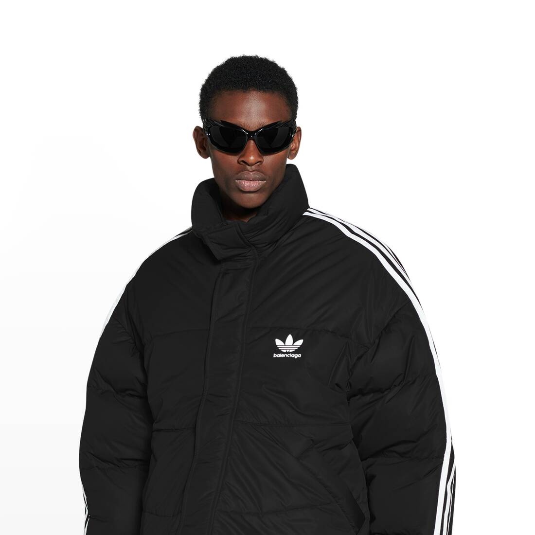 BALENCIAGA Balenciaga / Adidas Puffer Jacket in Black | REVERSIBLE