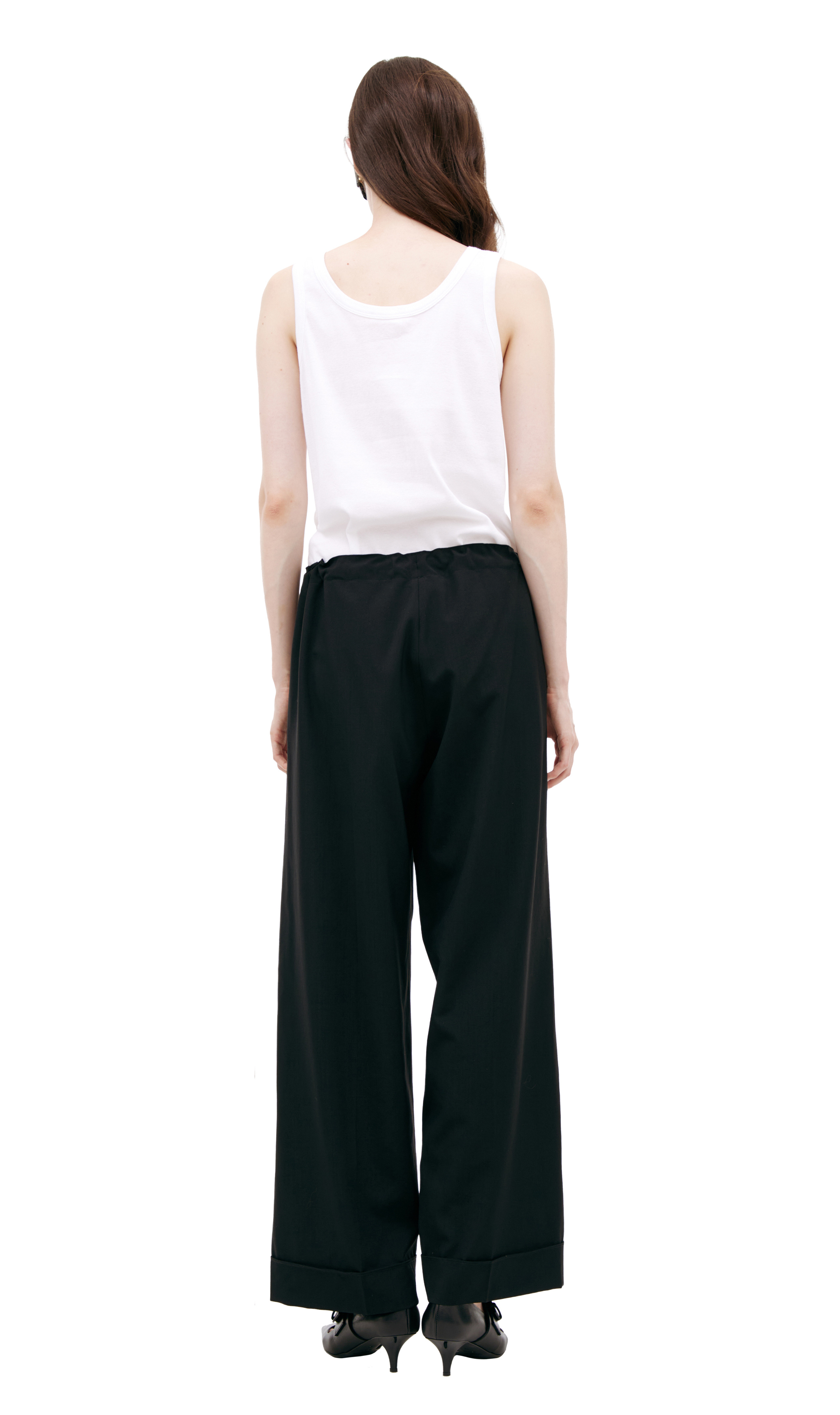 STRAIGHT TROUSERS WITH CREASES - 3