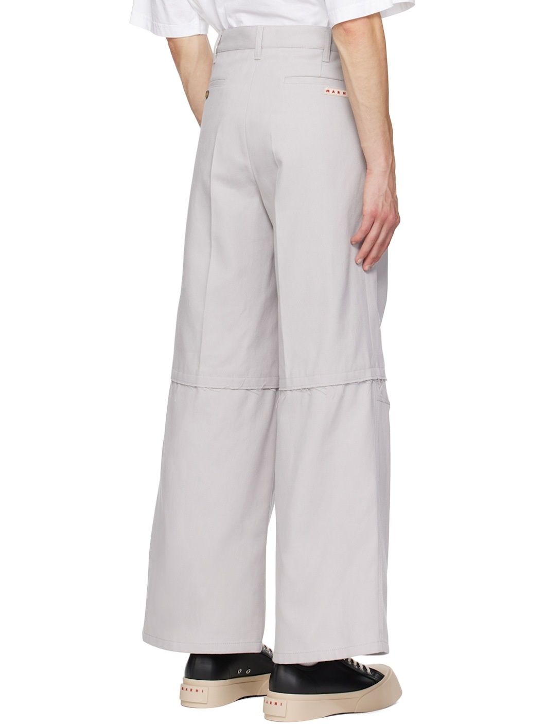 Gray Workwear Trousers - 3