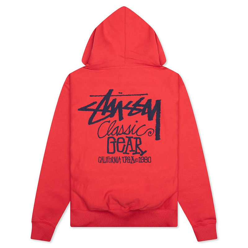 Stüssy CLASSIC GEAR HOODIE - CAYENNE outlook