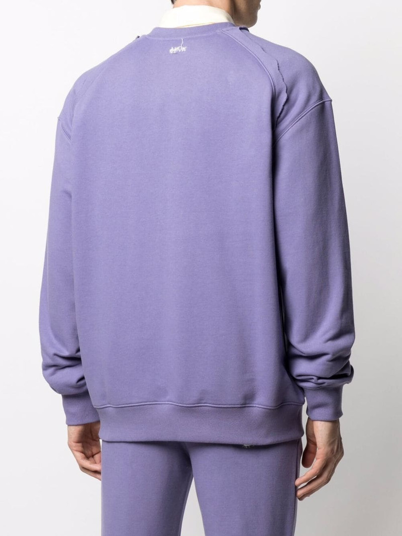 Kaput embroidered logo cotton sweatshirt 5