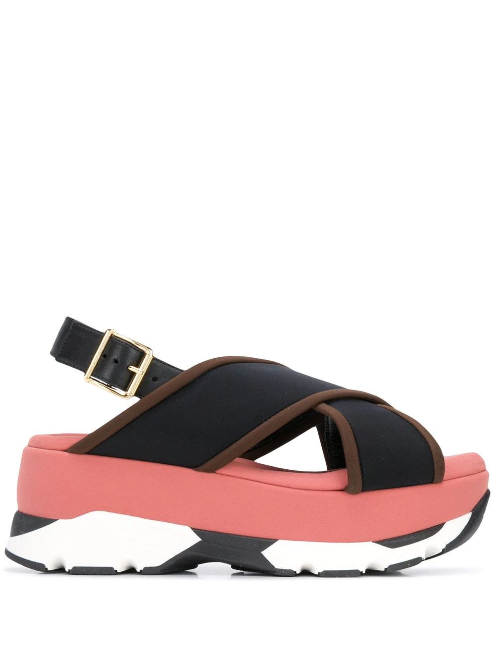 Wedge buckled sandals - 1