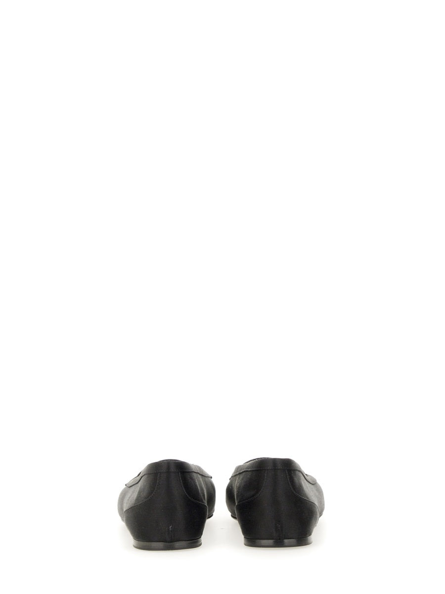 Saint Laurent Women Crepe Satin "Poppy" Ballerina - 3