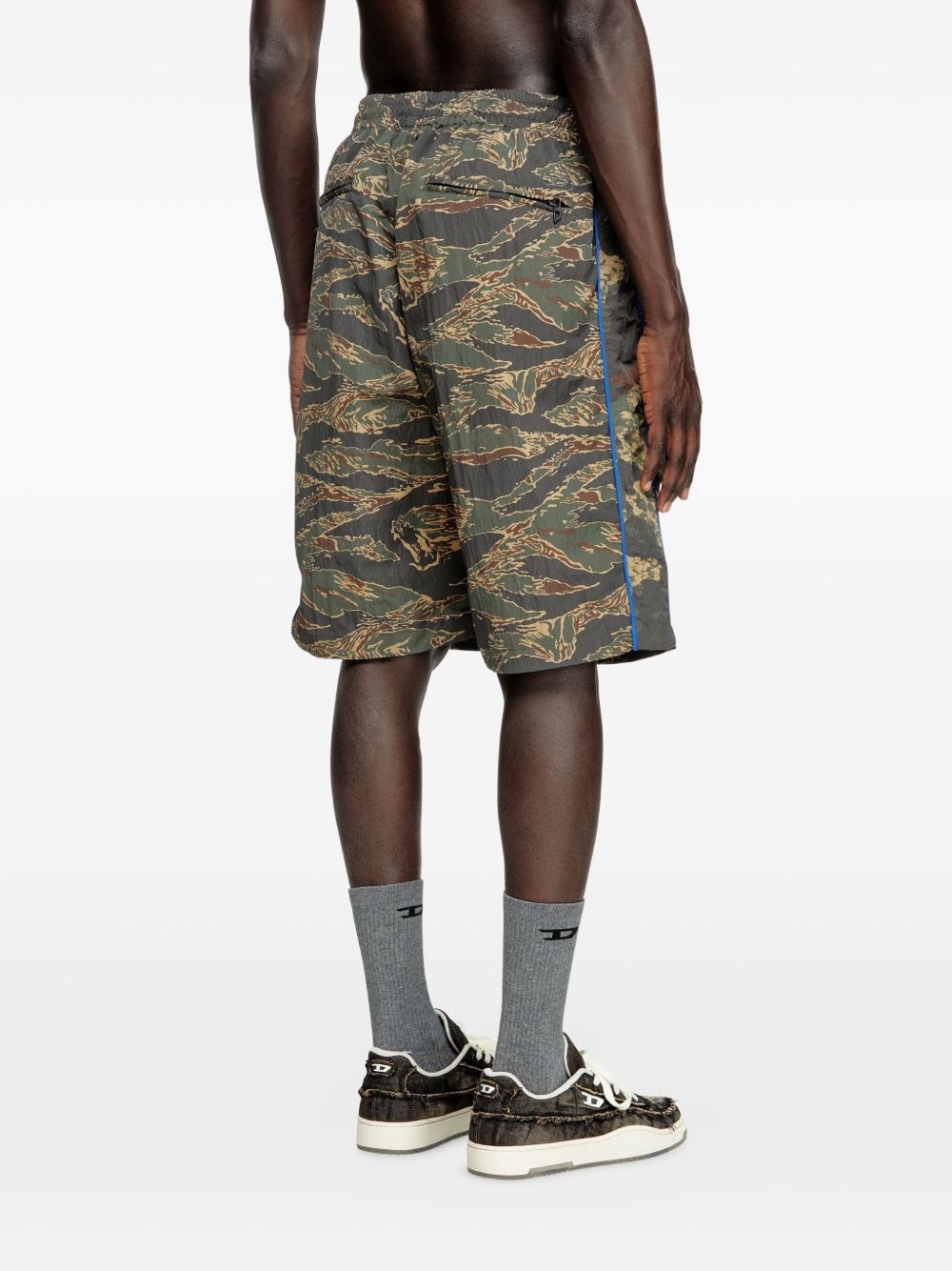 P-Ramos camouflage-print shorts - 4