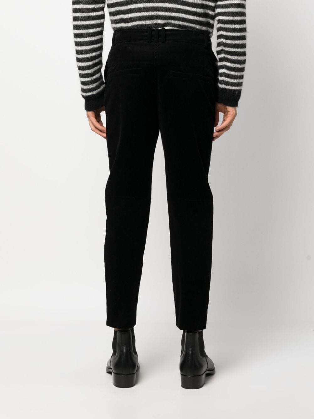 zip-pocket straight trousers - 4