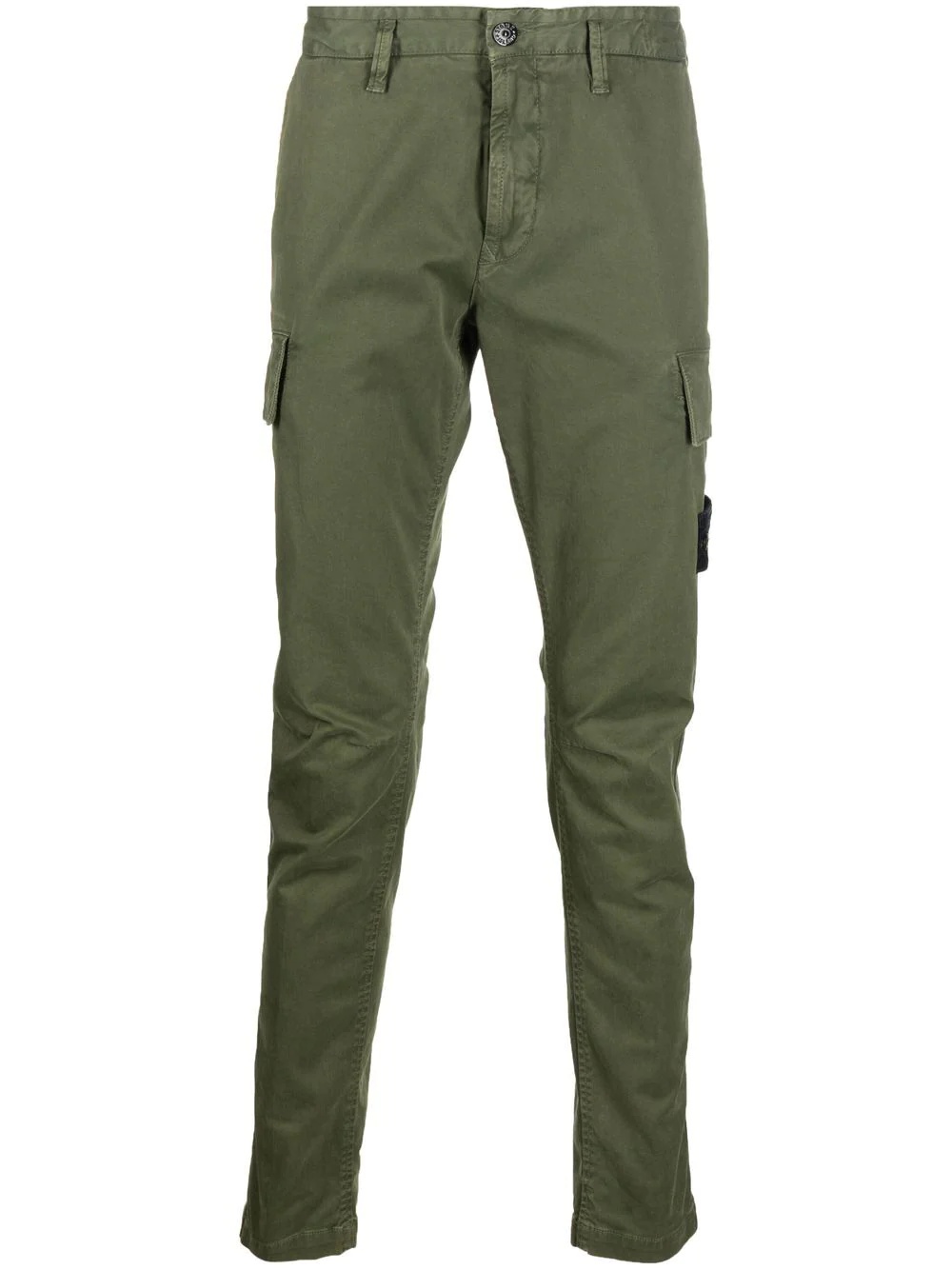 Compass-patch cargo trousers - 1