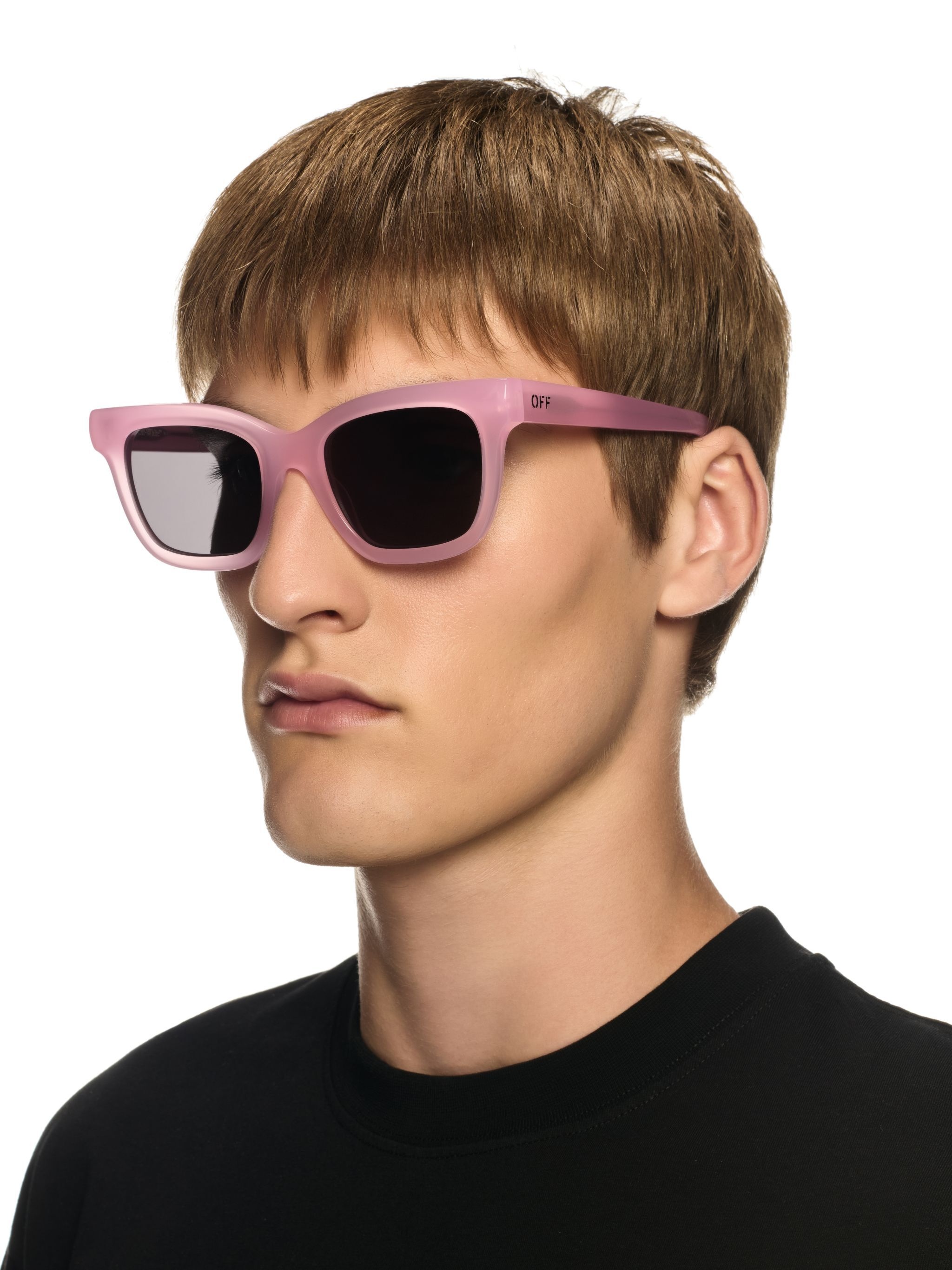 【送料&関税込】Off-White OERI143 LINCOLN SUNGLASSES Sunglas Off-white Oeri143 Lincoln Unisex Black Squared Sunglasses