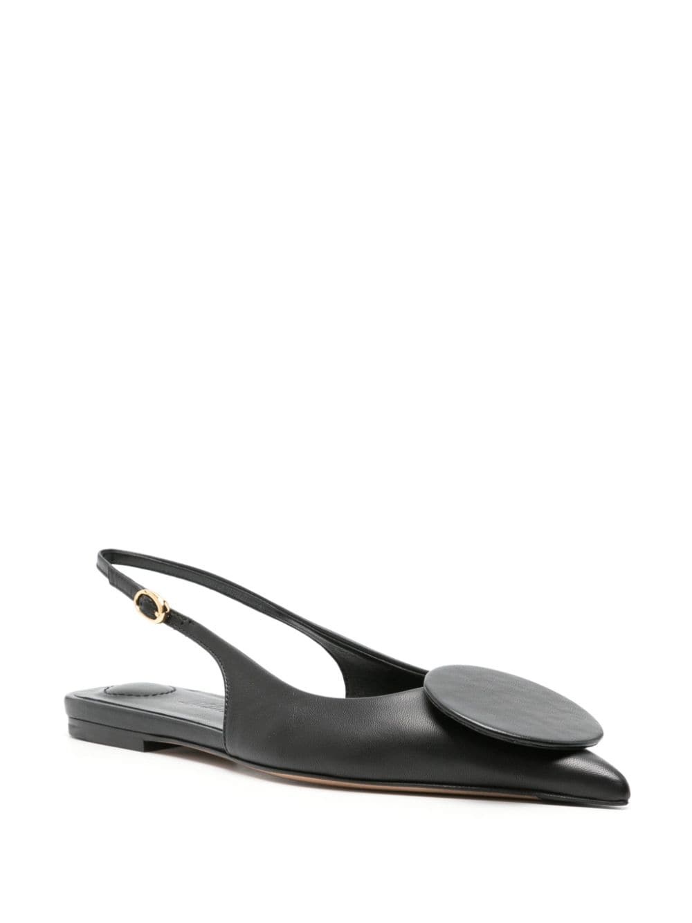 Les Slingbacks Duelo leather ballerina shoes - 2