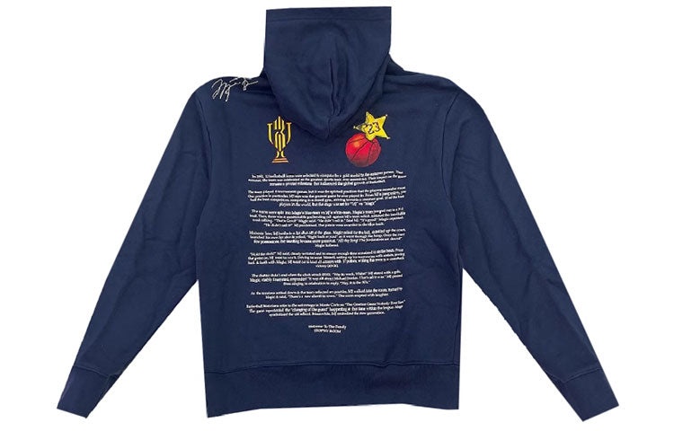 Air Jordan x Trophy Room Fleece Hoodie 'Midnight Navy' DR2953-410 - 5