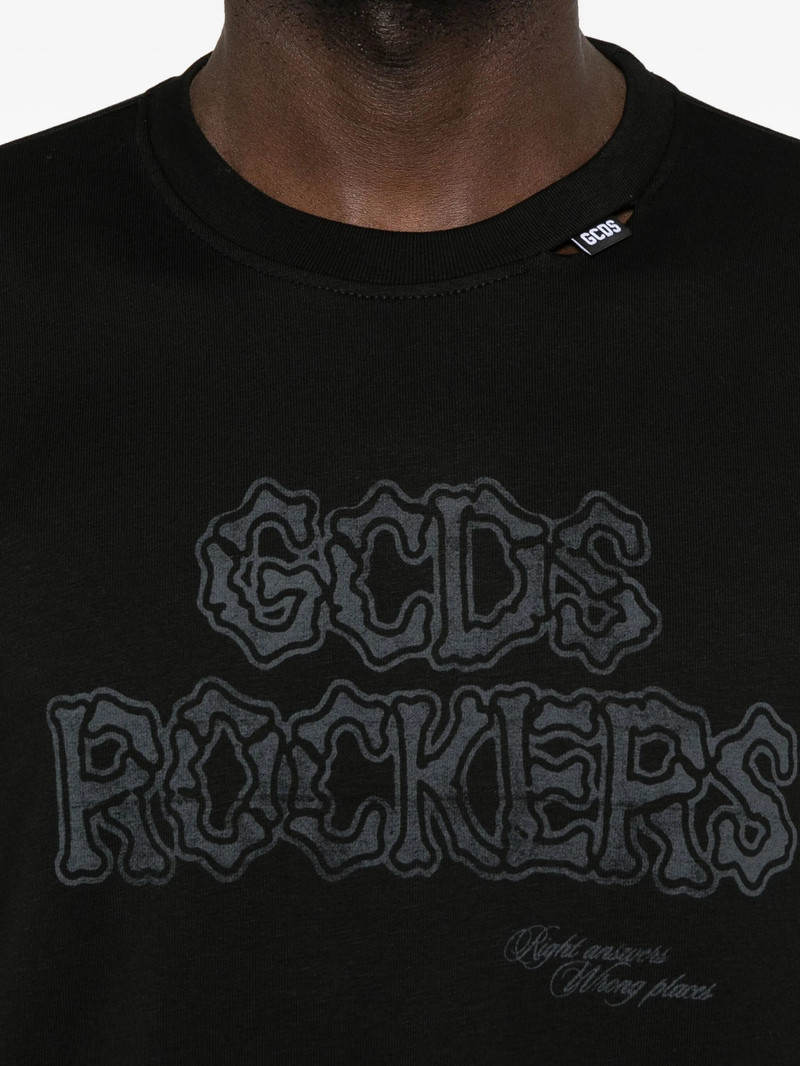 Gcds Long-sleeve Logo-print T-shirt 4