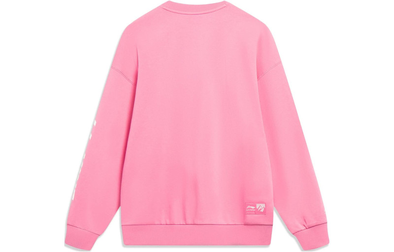 Li-Ning Li-Ning Embroidered Logo Sweatshirt 'Pink' AWDT605-7 outlook