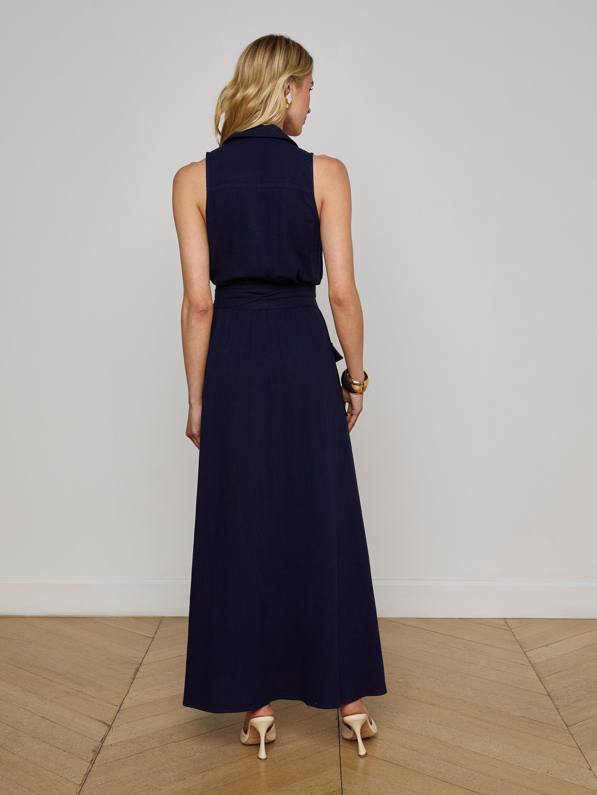 Mayer Linen-Blend Maxi Dress - 5