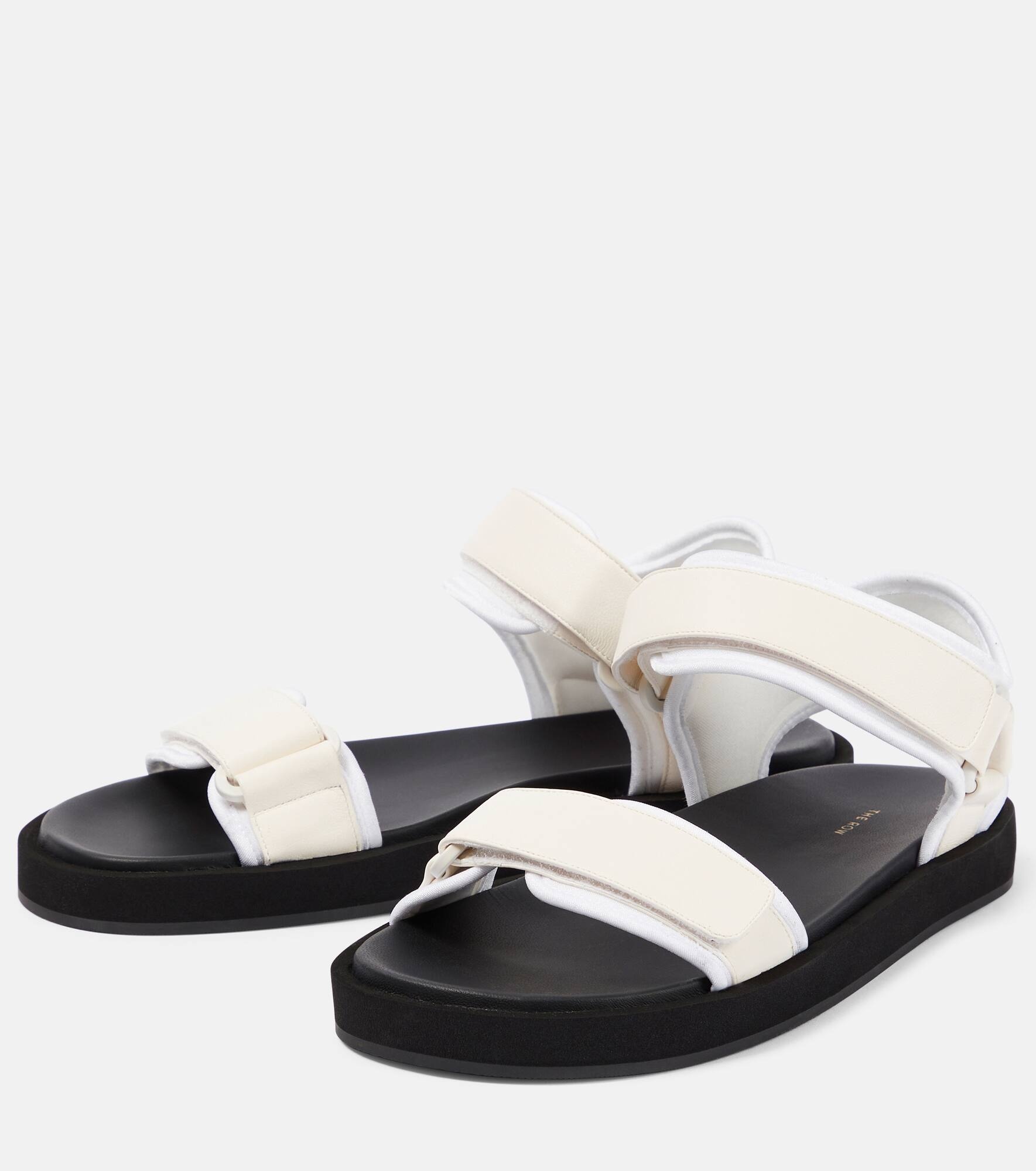 Hook and Loop leather sandals - 5