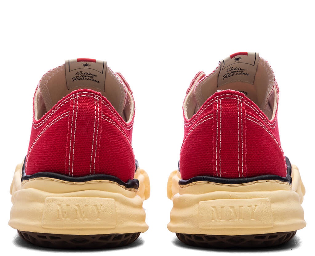 PETERSON LOW VINTAGE COLOR SOLE CANVAS - RED - 4