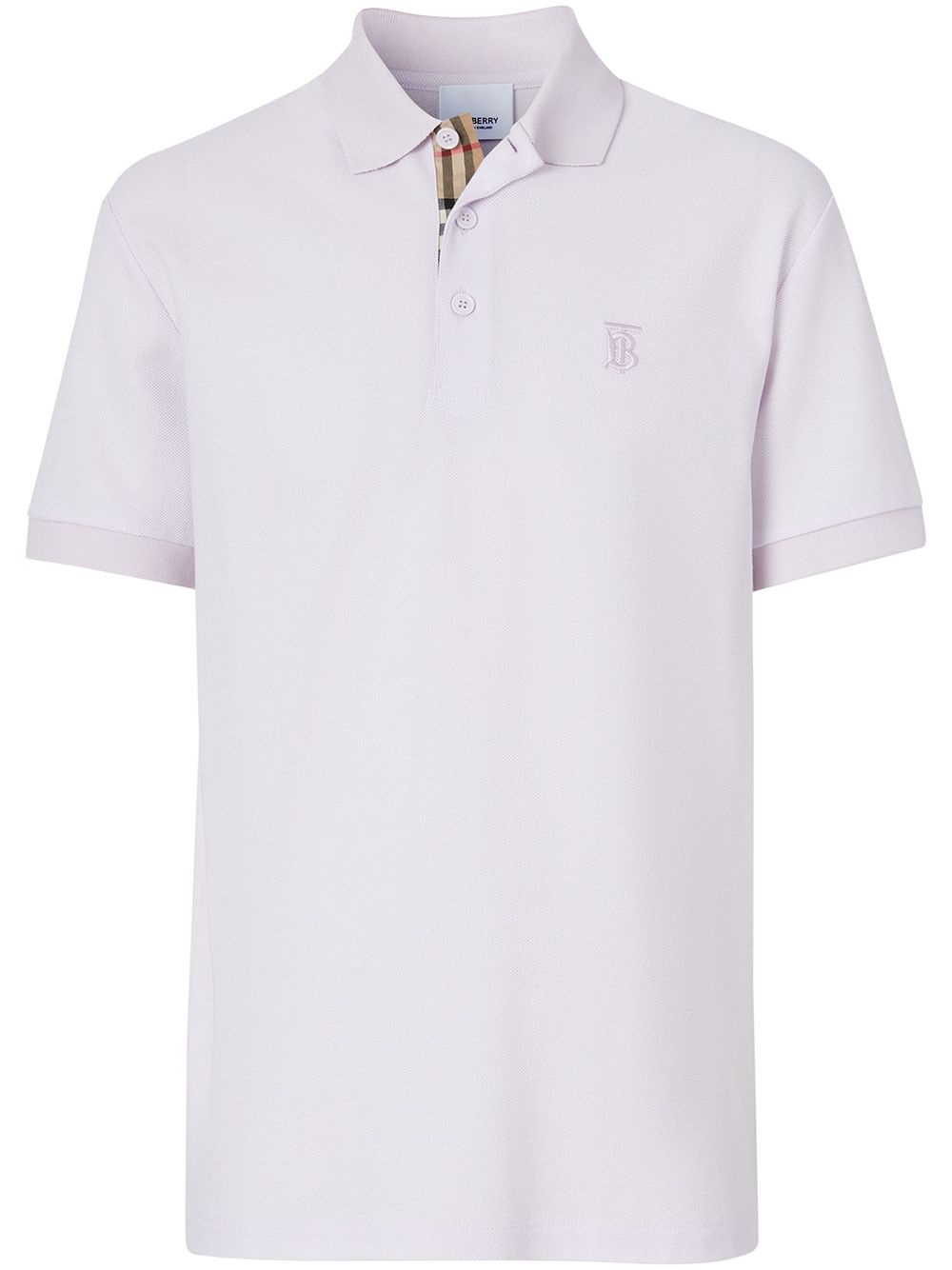 monogram-motif short-sleeve polo shirt - 1