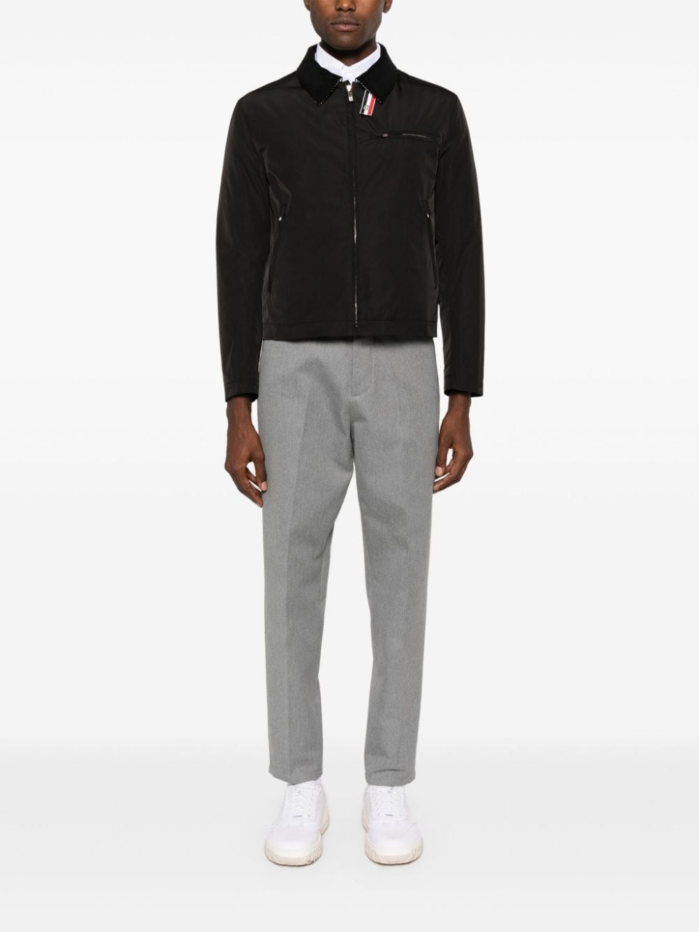 Thom Browne Men Jacket With Logo - 5