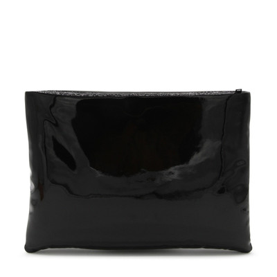 SAINT LAURENT black large puffy pouch outlook