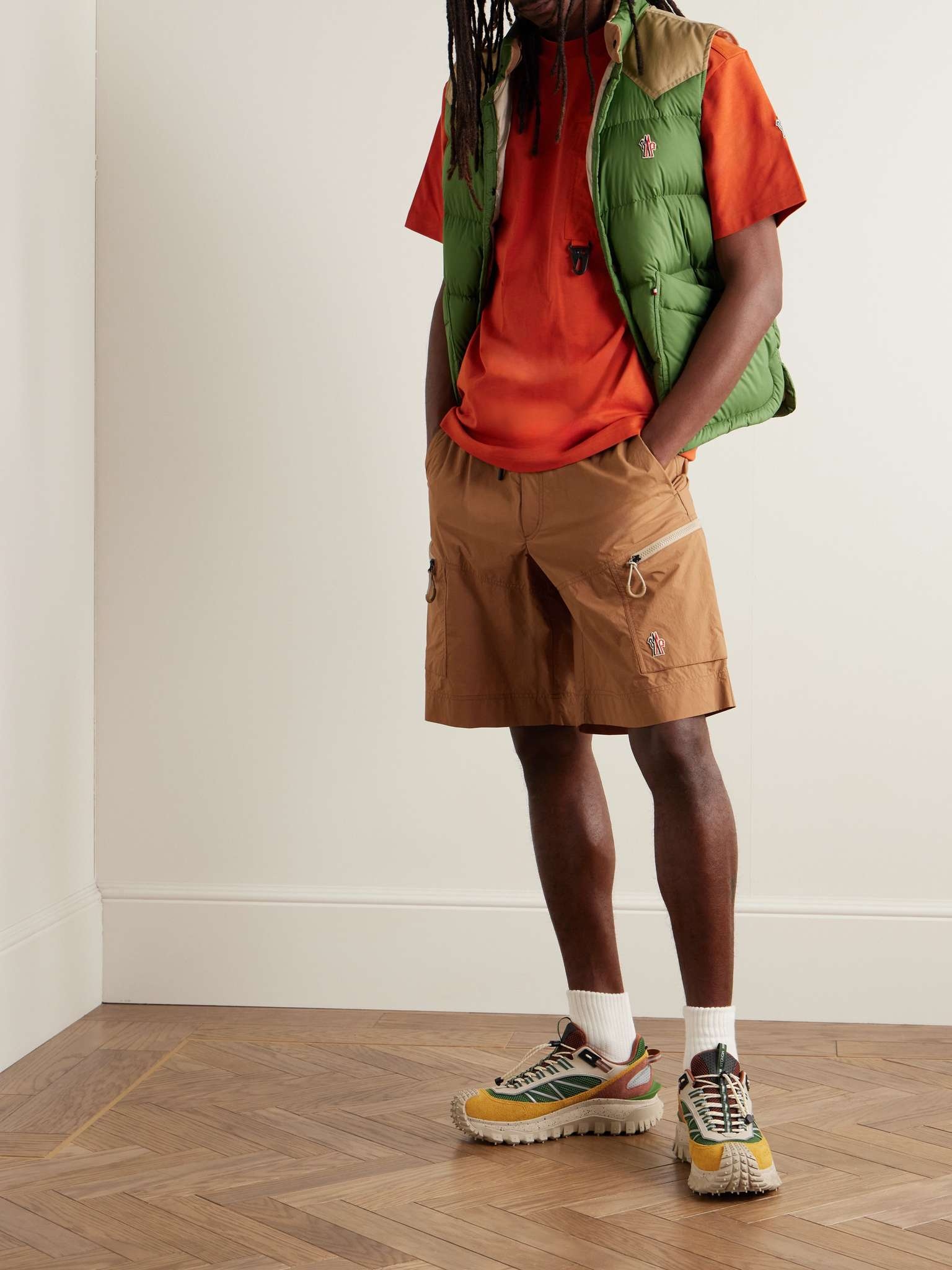 Straight-Leg Logo-Appliquéd Ripstop Cargo Shorts - 2