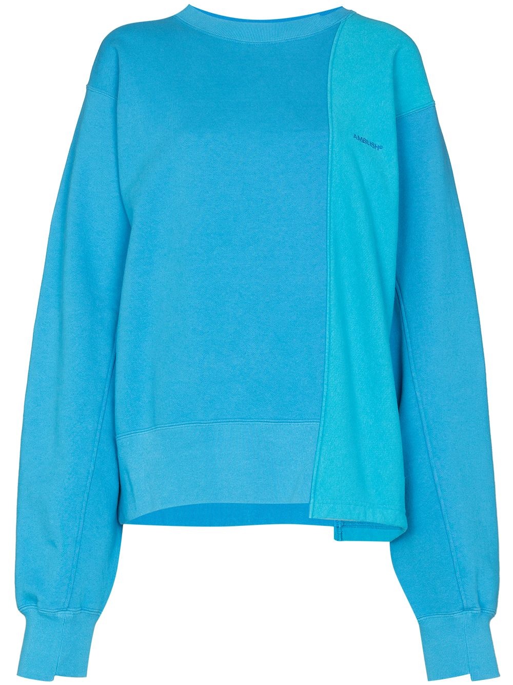 two tone sweatshirt - 1