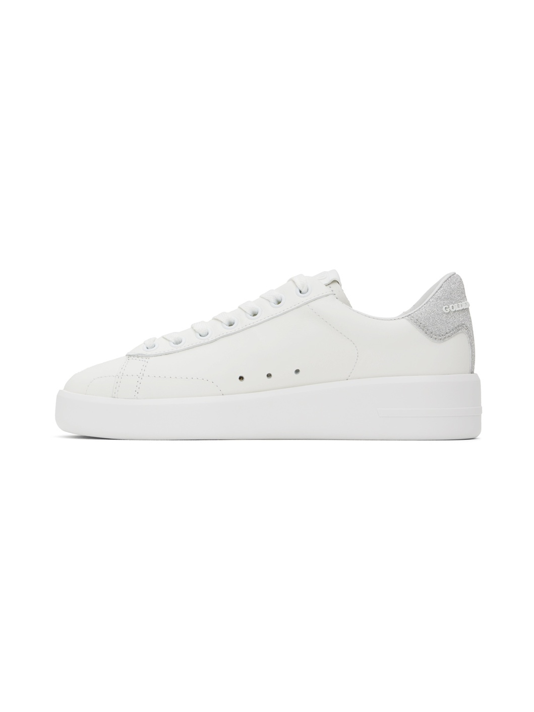 White & Silver Purestar Sneakers - 3