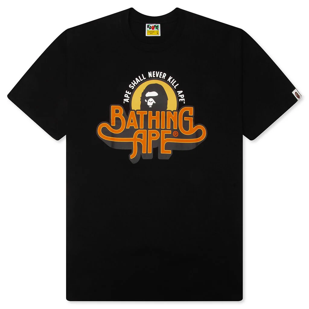 GENUINE GARMENT LOGO TEE - BLACK - 1