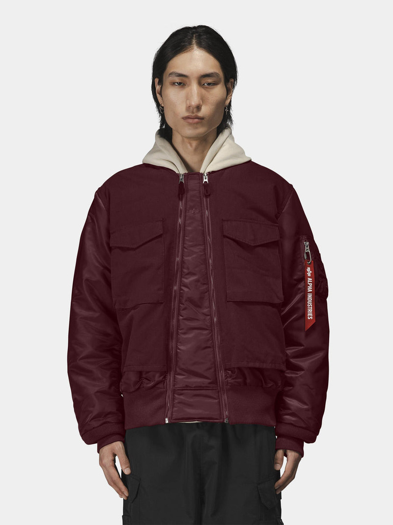ALPHA INDUSTRIES MA-1 MIXED COTTON FLIGHT JACKET outlook