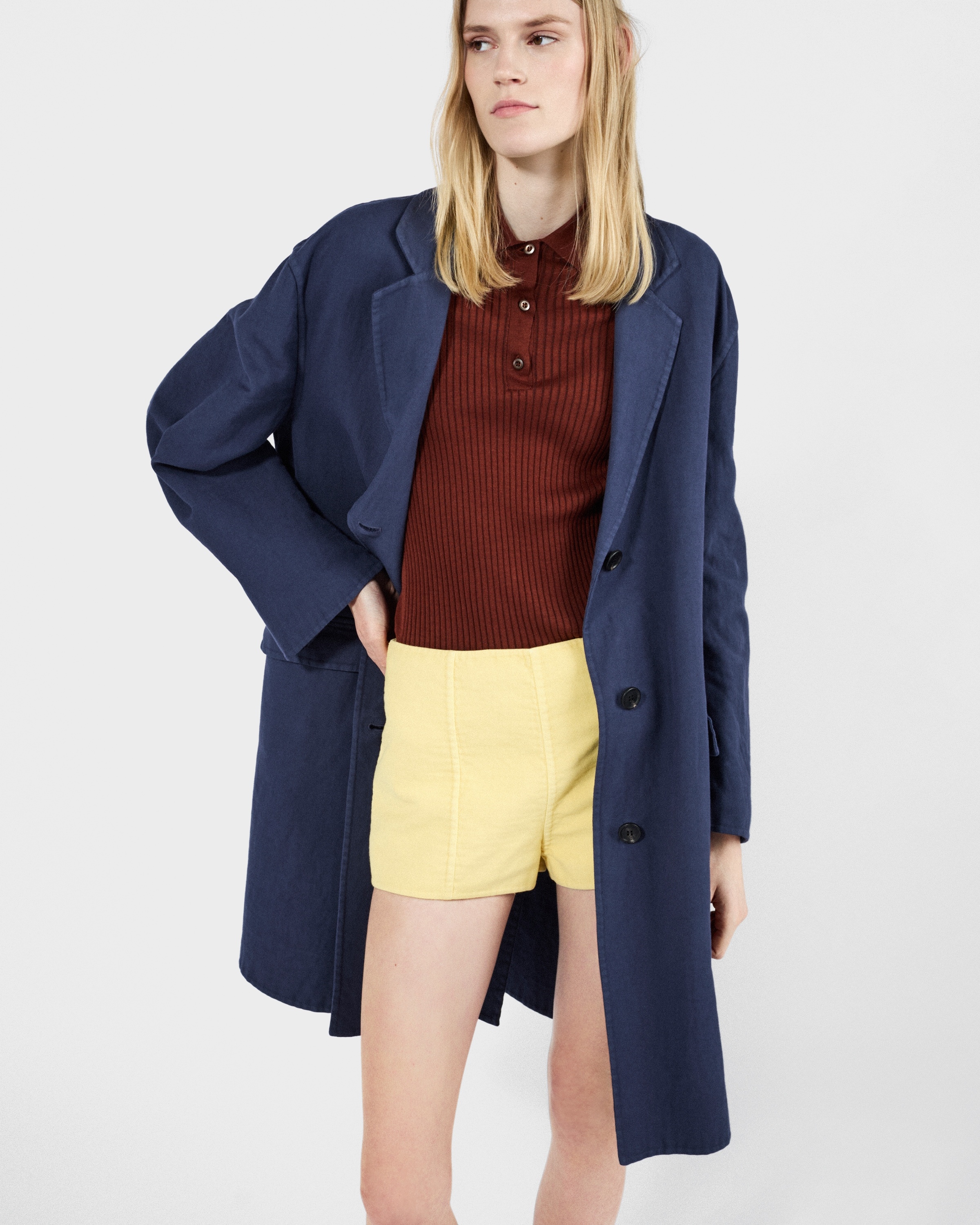 Cotton polo sweater - 4