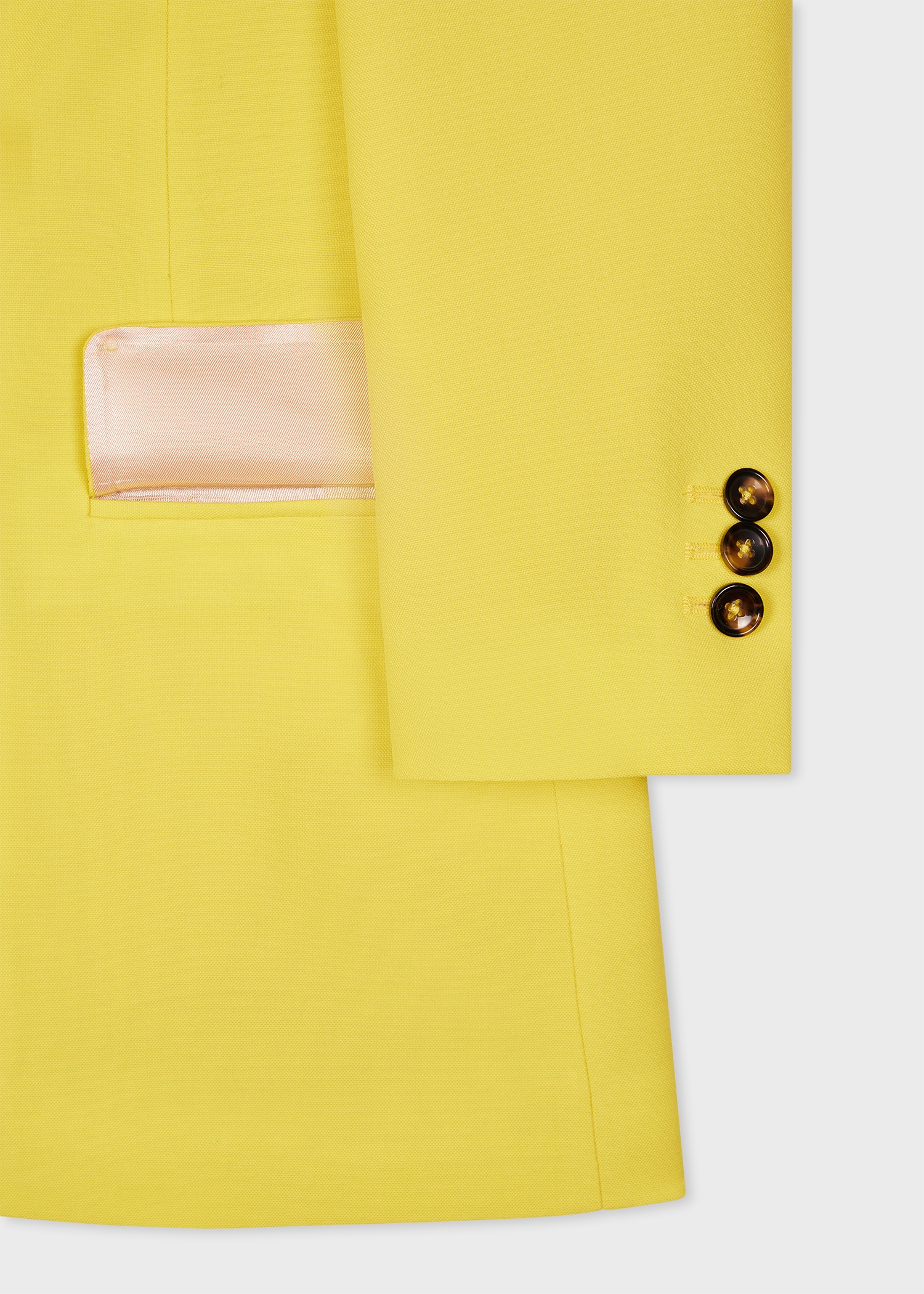 Women's Citrine Wool Double-Breasted Suit - 3