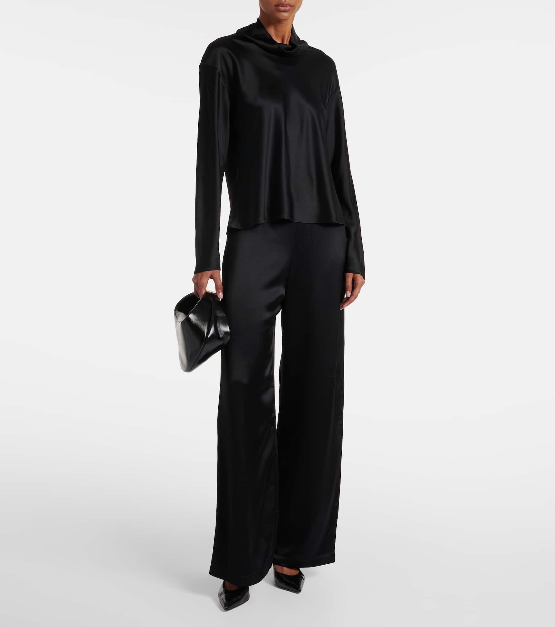 Barb high-rise wide-leg pants - 2