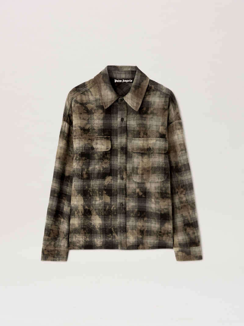 Curved Logo Check Shirt 1