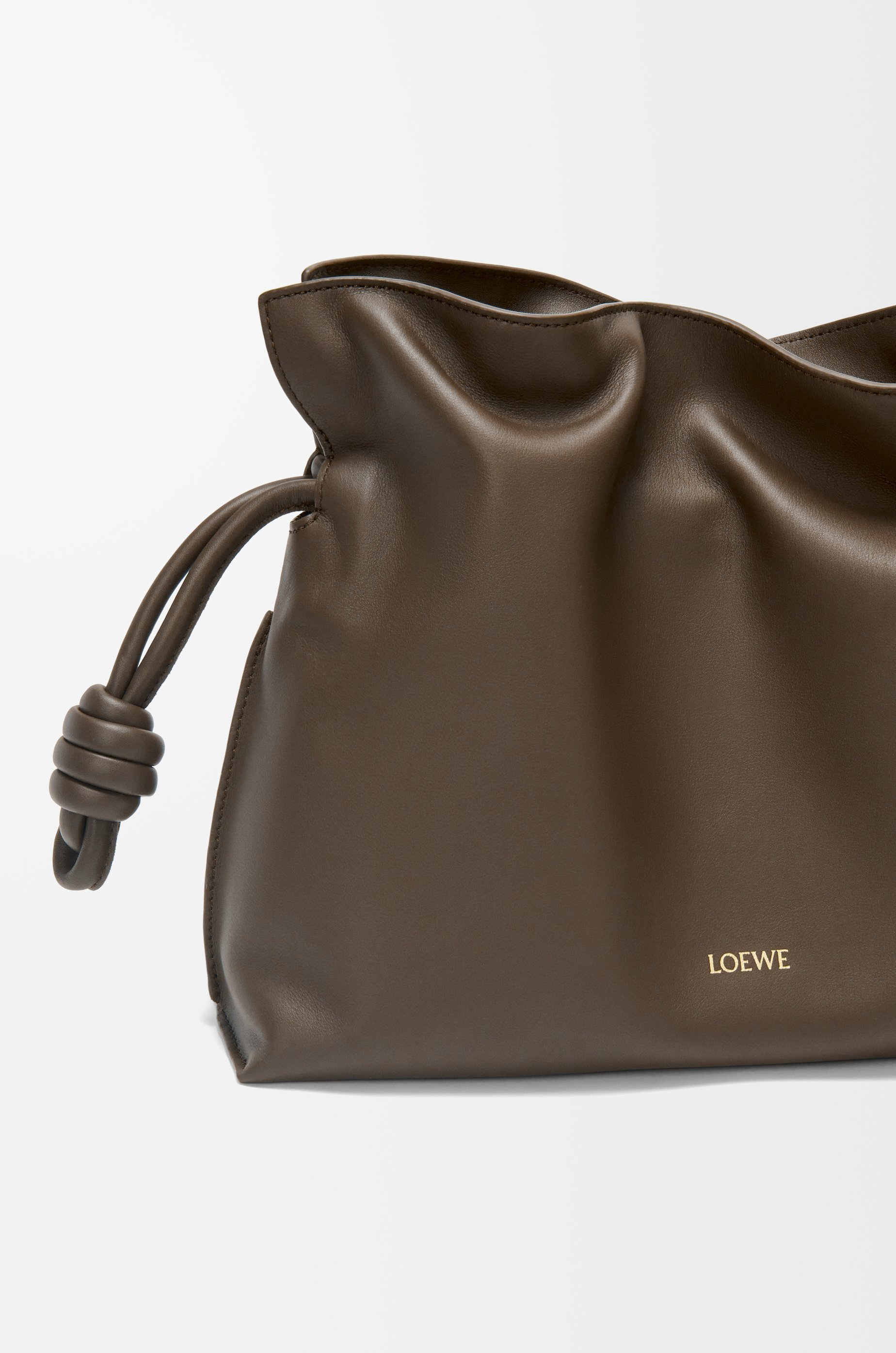 Medium Flamenco clutch in nappa calfskin - 8
