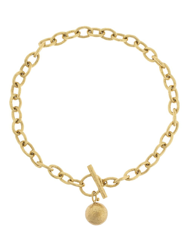 chain-link ball-pendant necklace 1