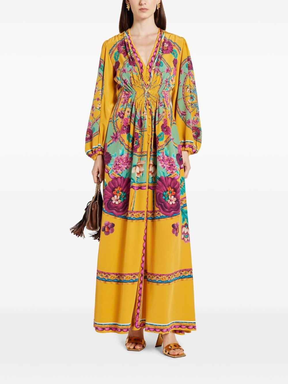 floral print maxi dress - 2