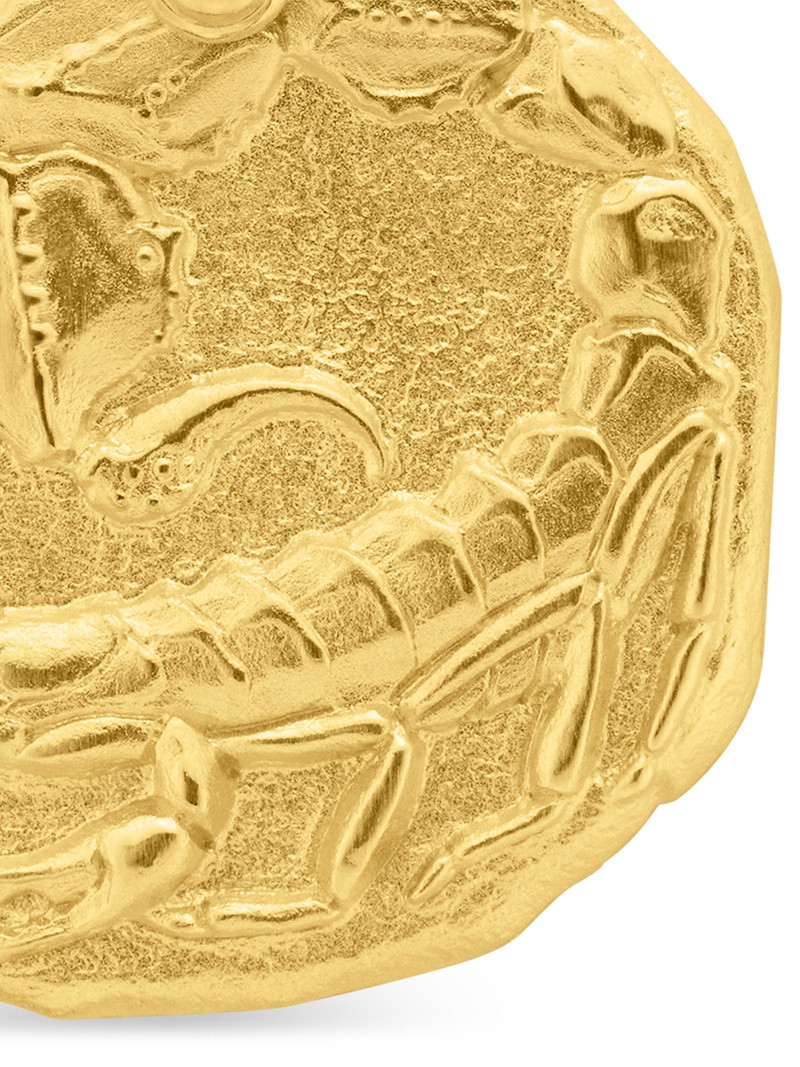 Men's Scorpio Amulet in 18K Yellow Gold, 27mm - Gold 5