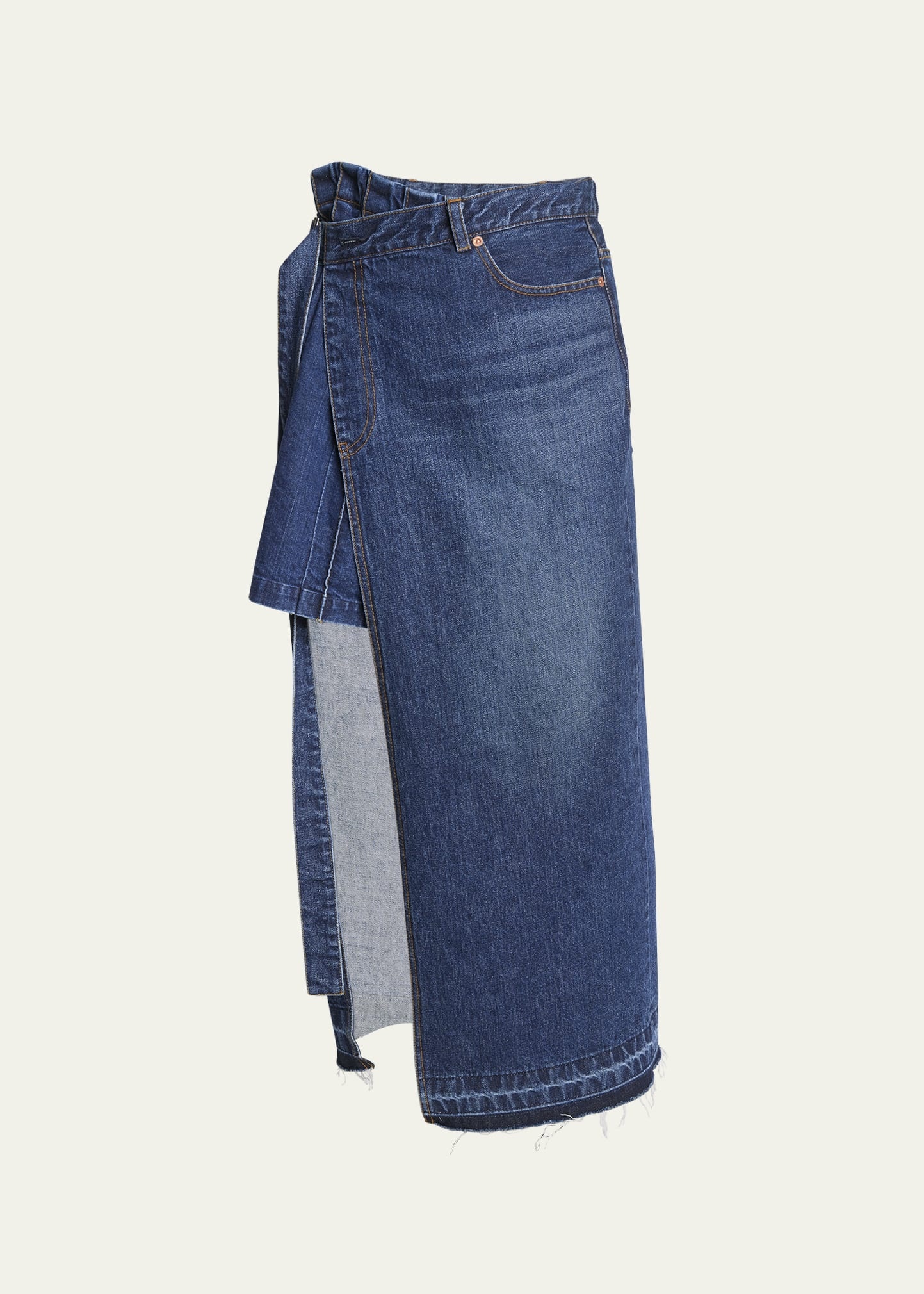 SACAI Suiting Denim Skirt スーチング デニムスカート SACAI Suiting Denim Skirt スーチング デニムスカート - メルカリ