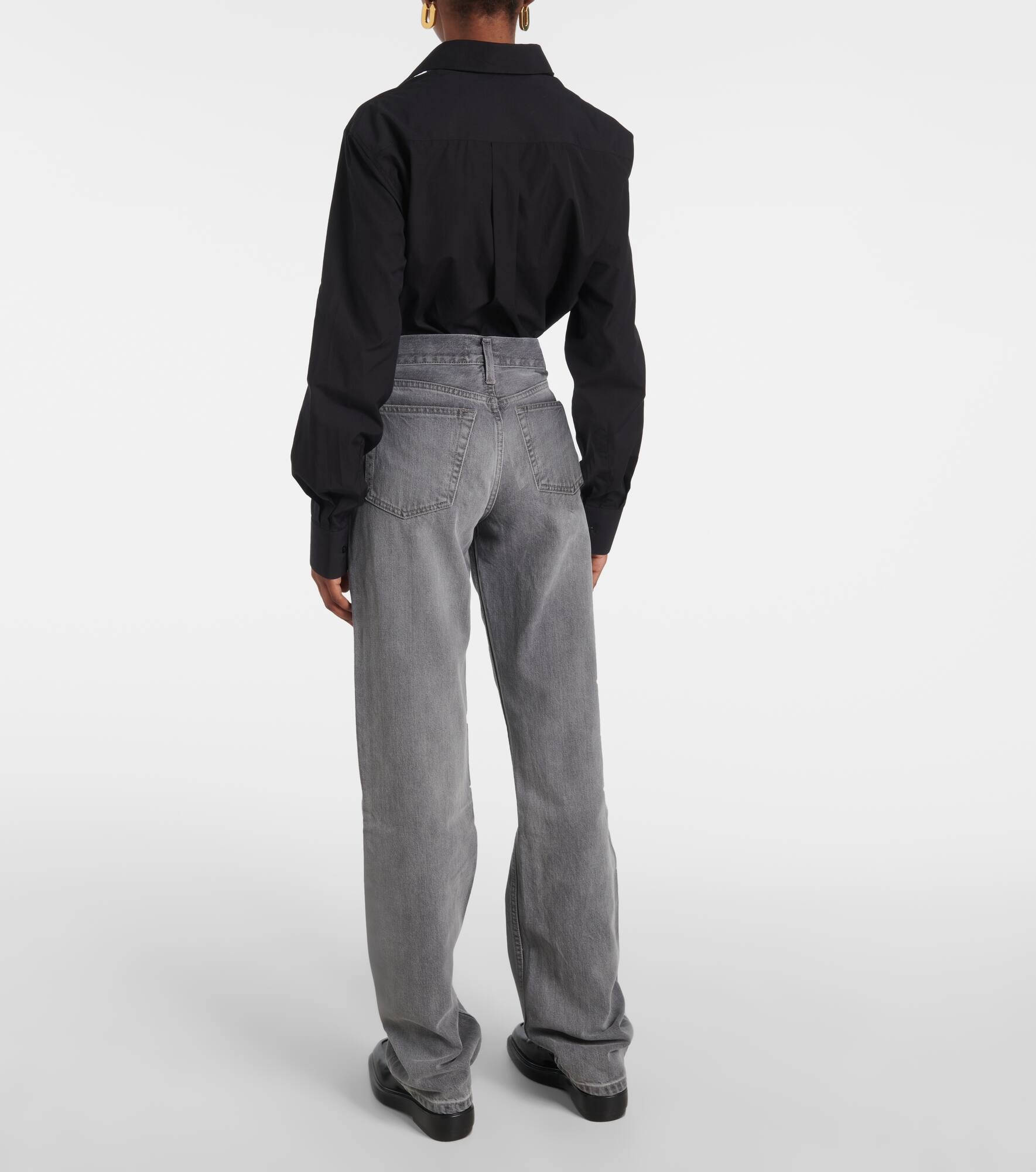High-rise straight jeans - 3