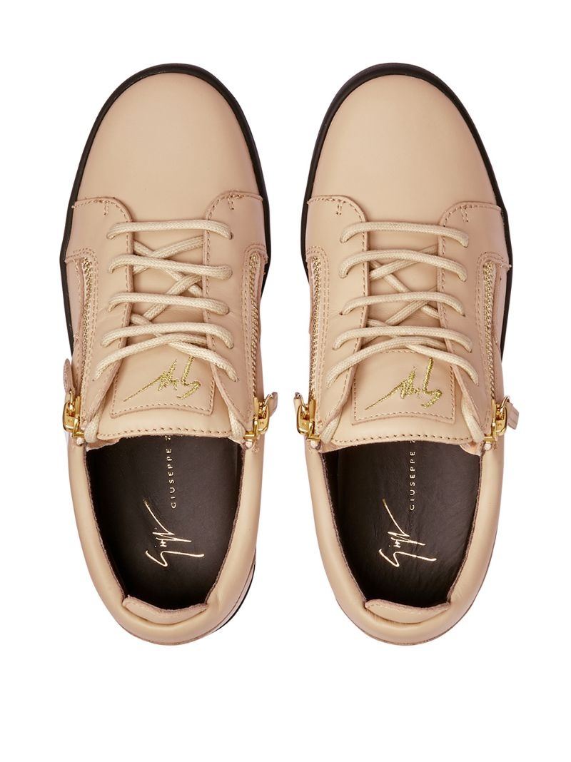 Nicki leather lace-up sneakers - 4